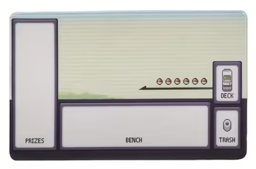 Playmat de Batalla Pokémon TCG – Estilo Retro Game Boy